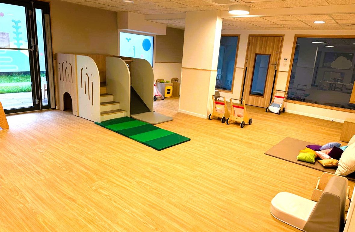 Jeux d'imitation au sein de la Crèche Babilou Eragny Guichard