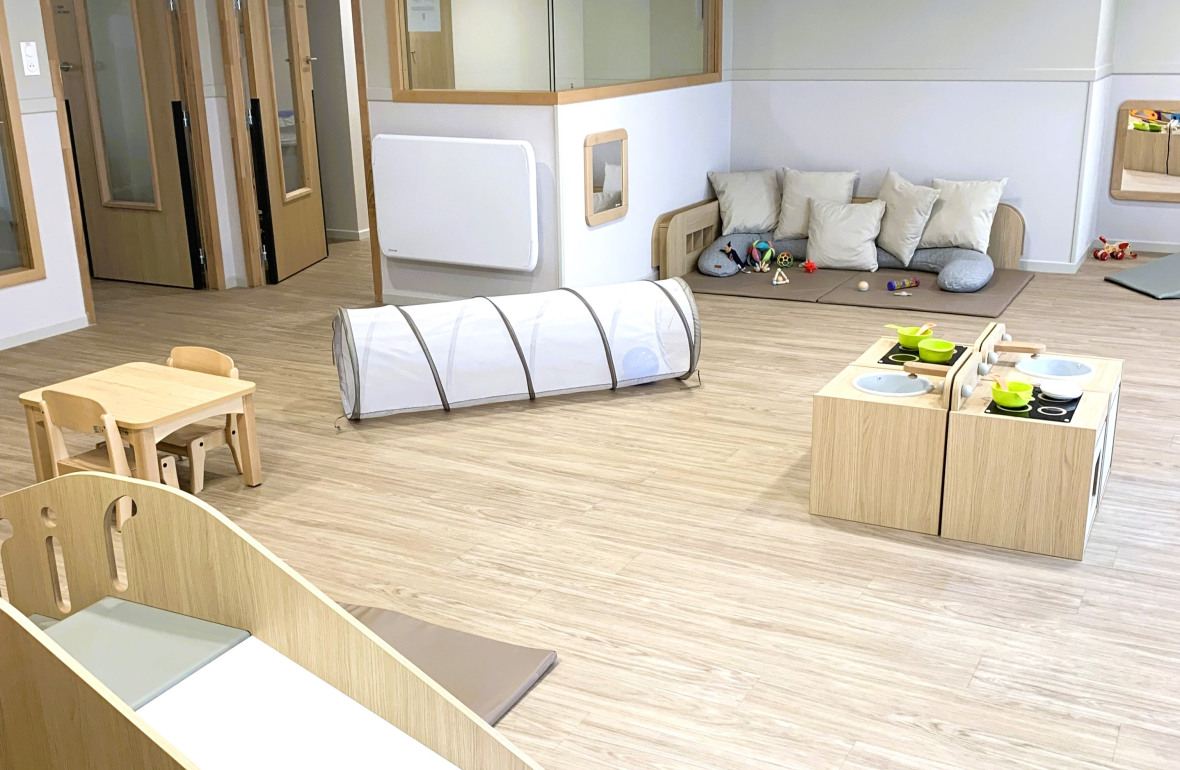 Différents jeux d'éveil au sein de la Crèche Babilou Levallois Vergniaud 