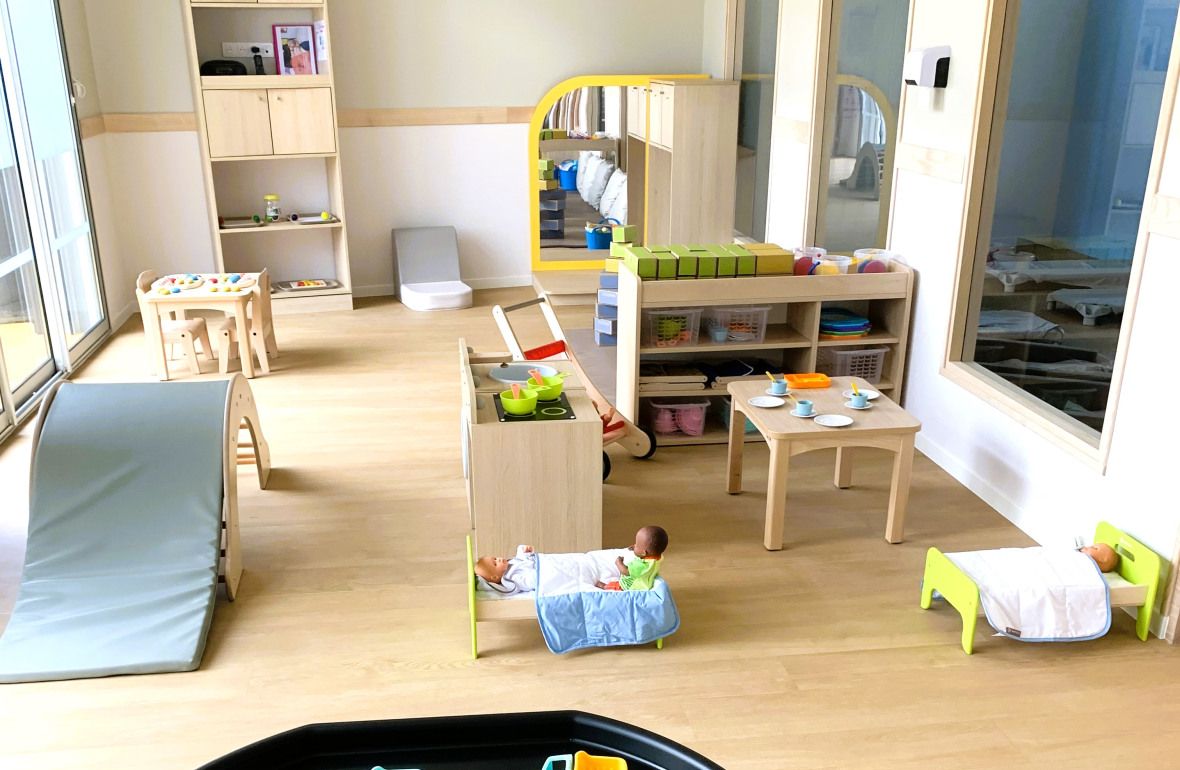 Vue de l'intérieur de la Crèche Babilou Le Pecq Sartrouville