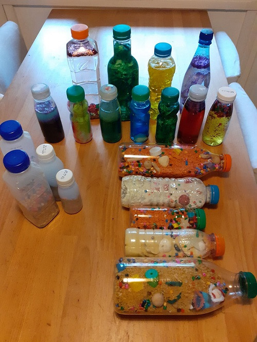 Créer une bouteille sensorielle souvenir - Blog Hop La Vie