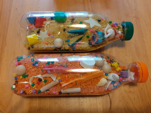 Les bouteilles sensorielles : DIY express - Esquisses d'Adélaïde