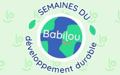 Visuel avec une planète et la mention "Semaine du développement durable"
