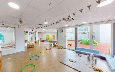 Intérieur de la crèche Babilou Paris Montparnasse