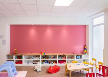 Salle de vie de la crèche Les P'tits Pousses Ablon