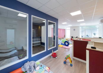 Salle de vie de la crèche Les P'tits Pousses Ablon