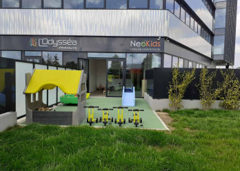 Jardin de la crèche Neokids Saint-Herblain