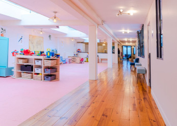 Espace de motricité de la crèche Preschool Les Bons Enfants Boulogne