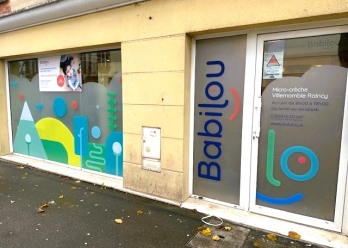 Devanture de la micro-crèche Babilou Villemomble Raincy