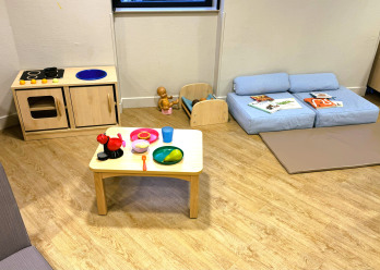 Espace intérieur au sein de la crèche Babilou Lyon Favre