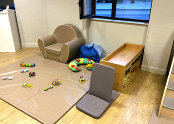Espace détente au sein de la crèche Babilou Lyon Favre