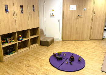 Espace de jeux au sein de la crèche Babilou Lyon Favre