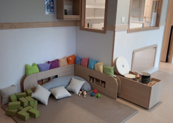 Espace de jeux au sein de la micro-crèche Babilou Enghien Division Leclerc