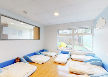 Dortoirs de la crèche Babilou Saint-Priest Pic et Colegram