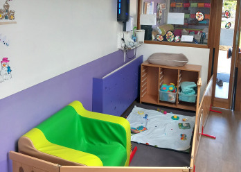 Espace déstiné aux touts-petits au sein de la crèche Babilou Eveux Eglise