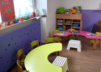 Table au sein de la crèche Babilou Eveux Eglise