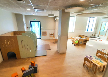 Espace de jeux de la crèche Babilou Clamart Serpis