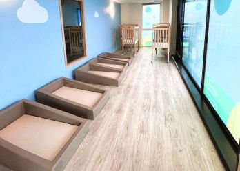 Dortoir au sein de la Crèche Babilou Saint-Genis Laval Brignais