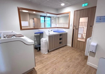Salle de change au sein de la Crèche Babilou Tassin Gaulle 2
