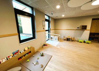 Espace de motricité au sein de la crèche Babilou Francheville Torey