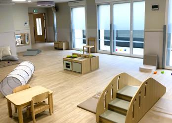 Vue alternative de l'espace d'éveil au sein de la Crèche Babilou Levallois Vergniaud 