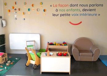 Différents jouets au sein de la micro-crèche Babilou Marcq Maginot