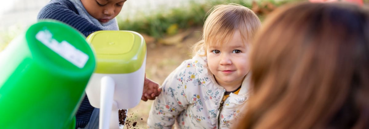 Bannière - Initiative jardinage en crèche - Babilou