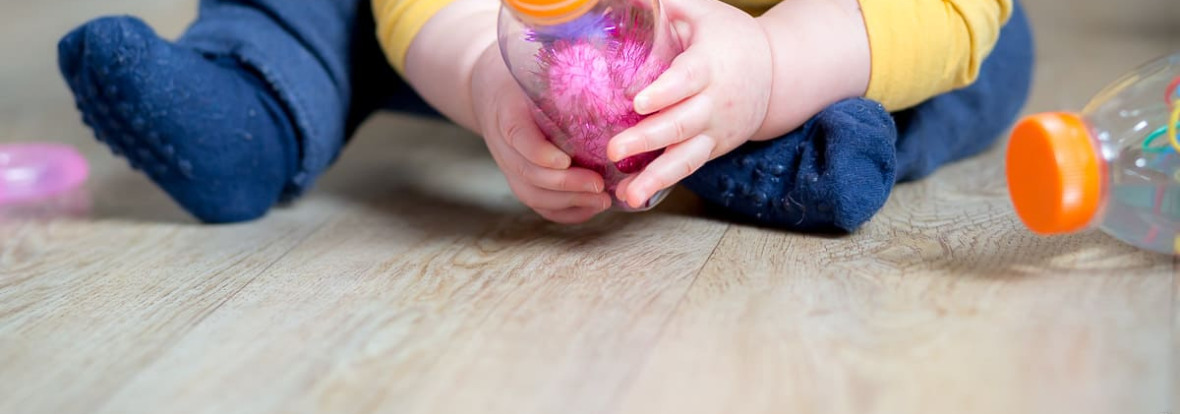 Bannière - Activité bouteilles sensorielles - Babilou