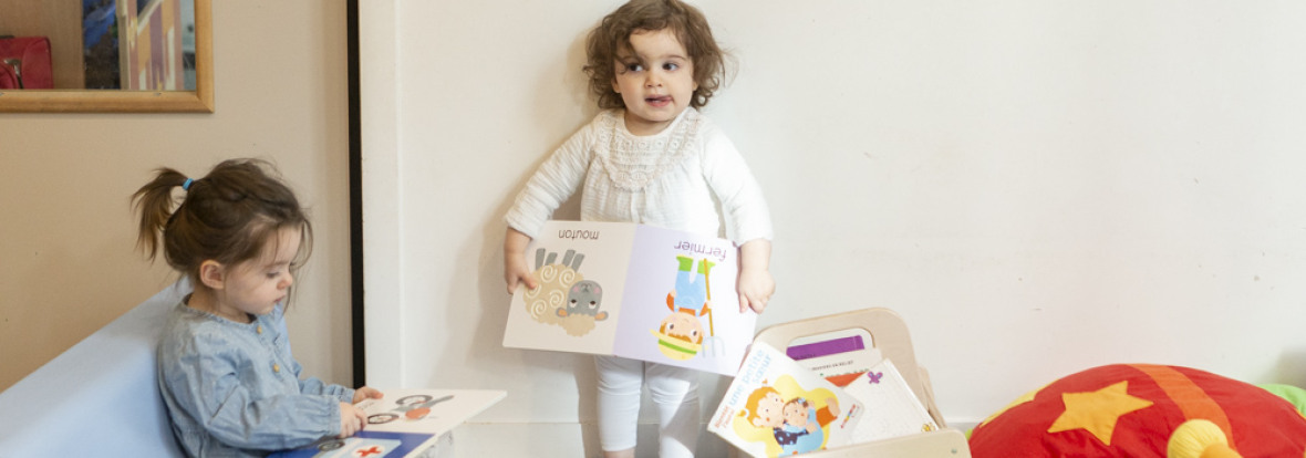 Enfants lecture creche babilou