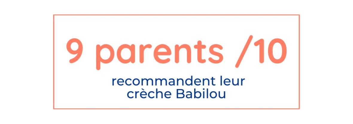 Taux de recommandation des familles Babilou
