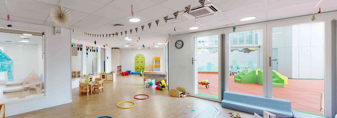 Intérieur de la crèche Babilou Paris Montparnasse