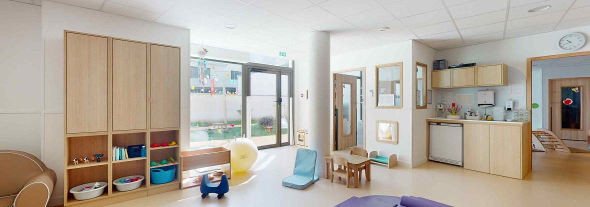 Intérieur de la crèche Babilou Reims Université