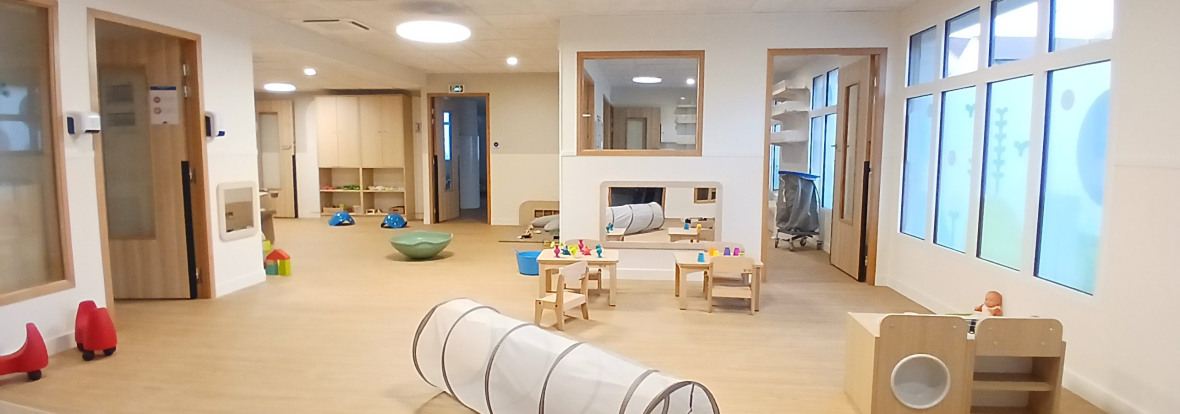 Intérieur de la crèche Babilou Saint Maur Condé Normandie