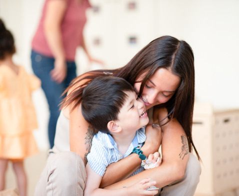 photo enfant et mère