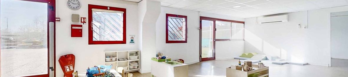 Espace de jeu dans une crèche Babilou