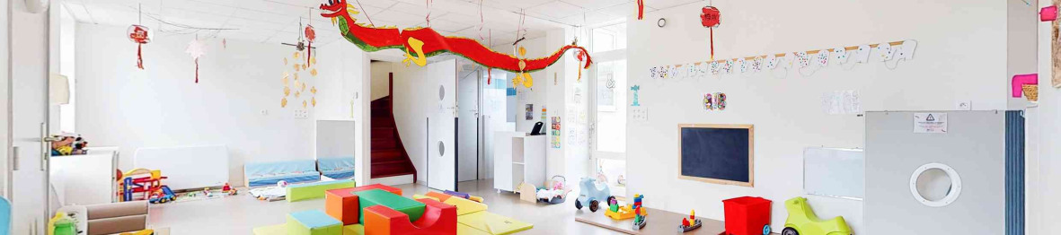 Espace de jeu en crèche Babilou