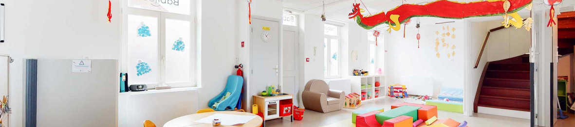 Espace de jeu en crèche Babilou