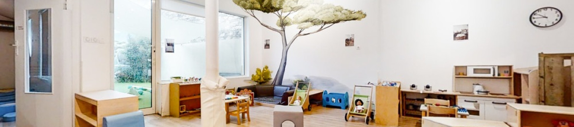 Espace de motricité en crèche Babilou