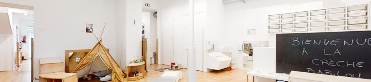 Espace de jeu dans une crèche Babilou