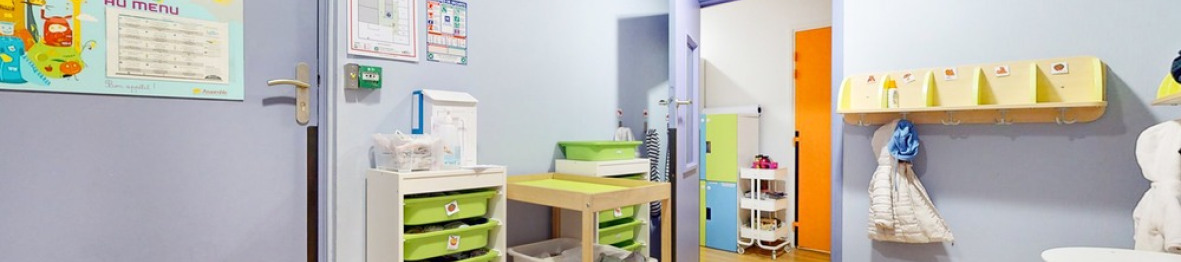 Espace de rangement en crèche Babilou