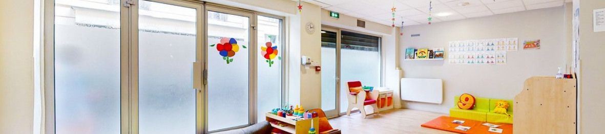 Salle de repos en crèche Babilou