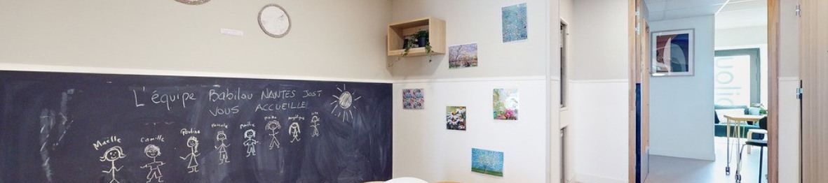 Coin activité de la crèche 