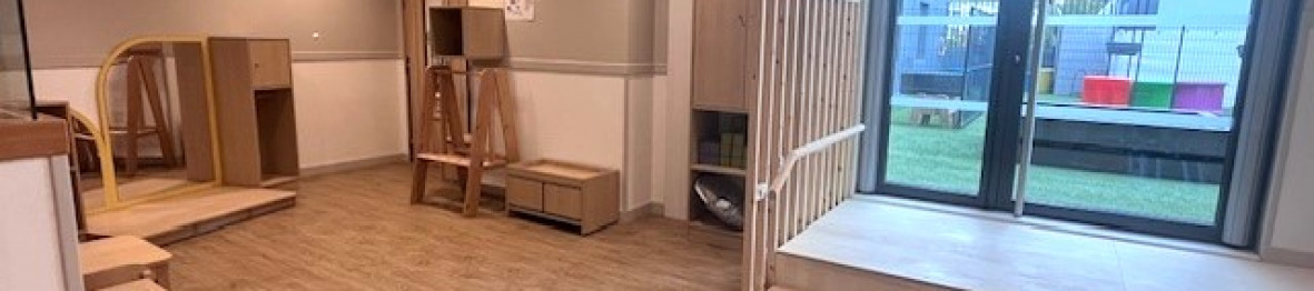 Salle de jeux d'imitation et d'éveil au sein de la Crèche Babilou Tassin Gaulle 2