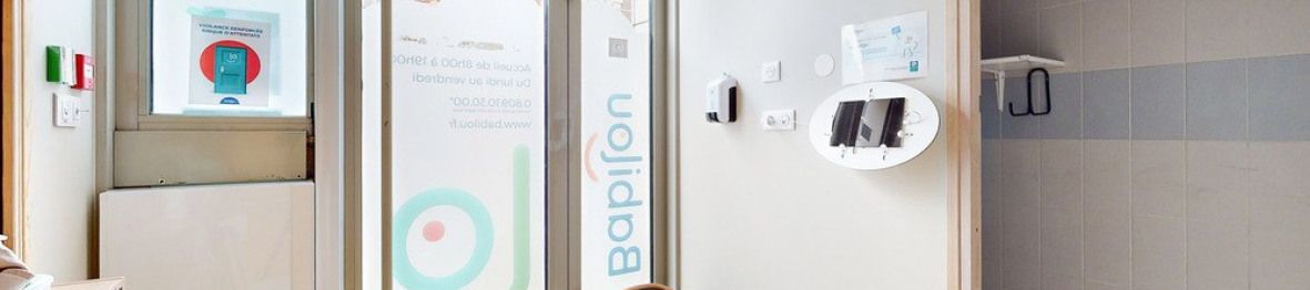 L'entrée de la crèche Babilou