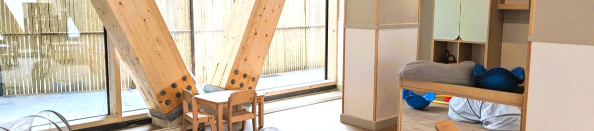 Espace de jeux au sein de la crèche Babilou Toulouse Lascrosses.