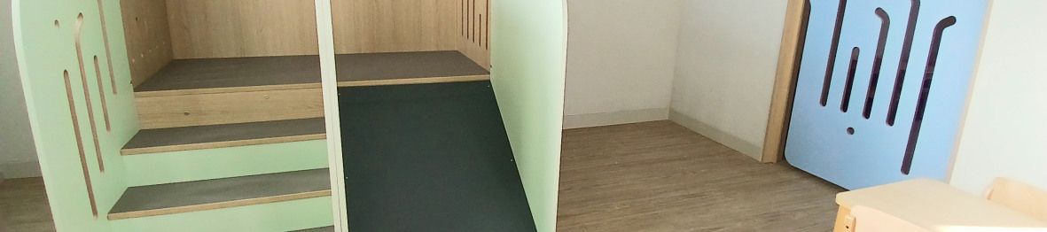 Jeux d'éveil au sein de la crèche Babilou Annecy Leroux