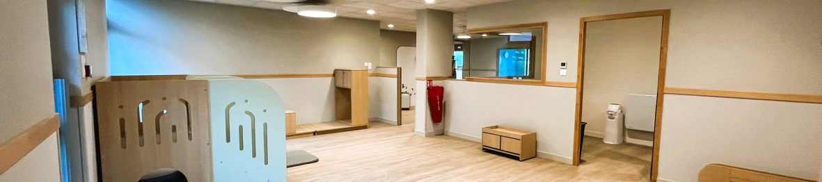 Vue alternative de l'espace d'éveil au sein de la crèche Babilou Francheville Torey