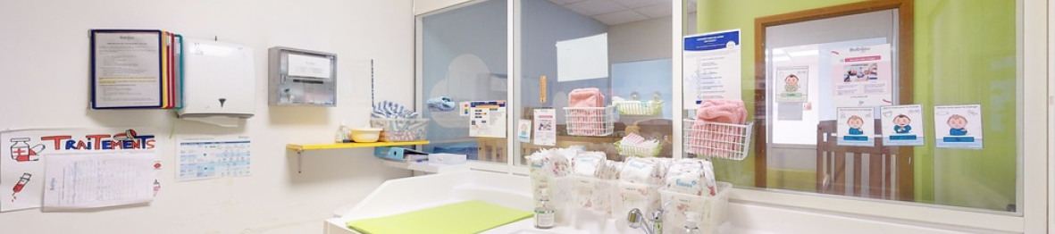 L'espace de change en crèche