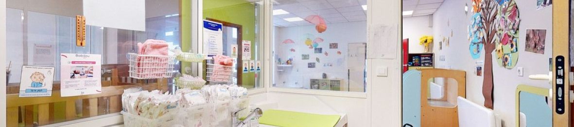 L'espace de change en crèche