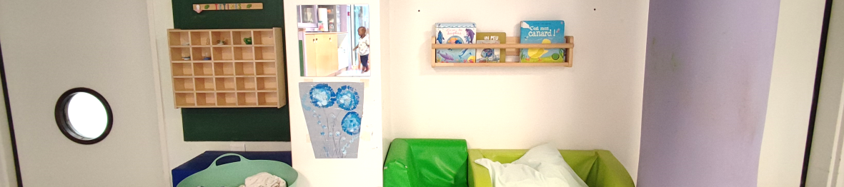 Pôle de jeux au sein de la crèche Babilou Montevrain Dublin