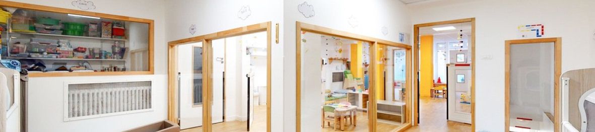 Salle de dortoir en crèche Babilou 